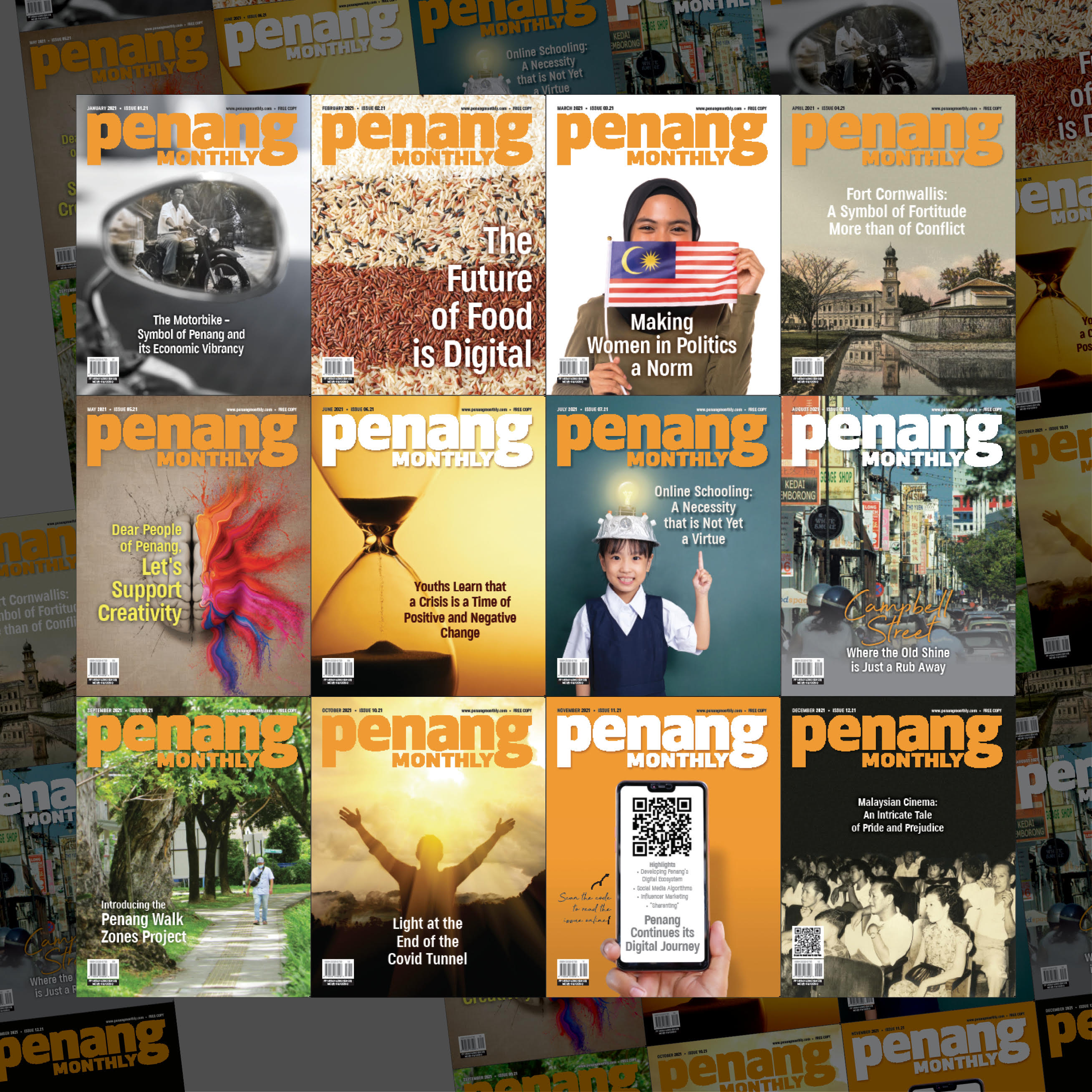 Penang Monthly 2021 Full-year Set